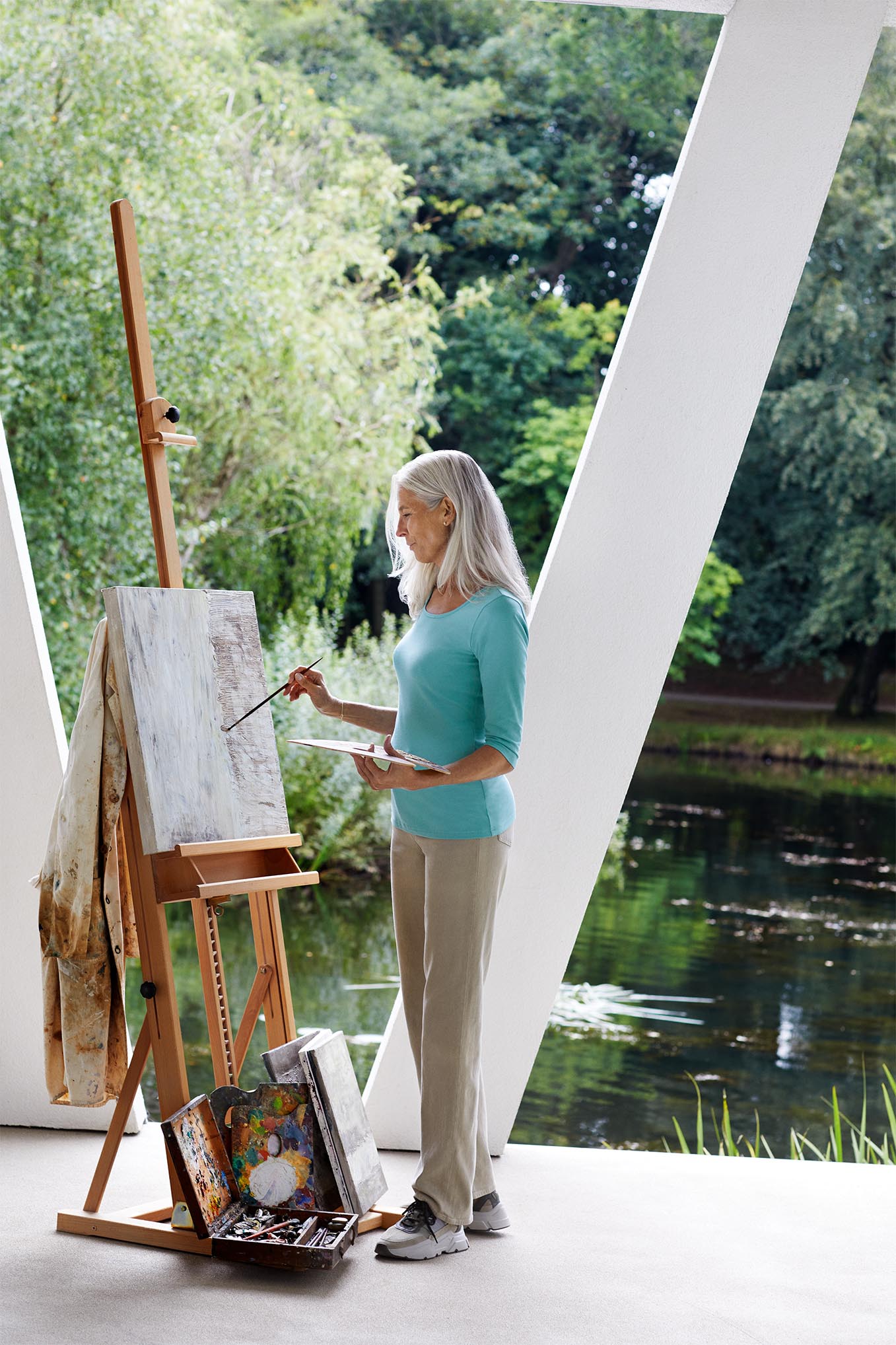 Naiste veniv ¾ varrukatega T-särk 0597