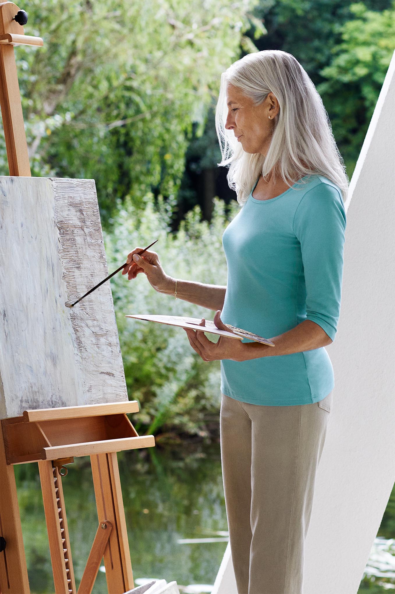 Naiste veniv ¾ varrukatega T-särk 0597