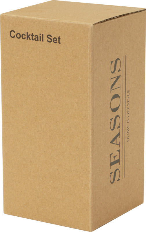 Gaudie taaskasutatud roostevabast terasest kokteilišeiker