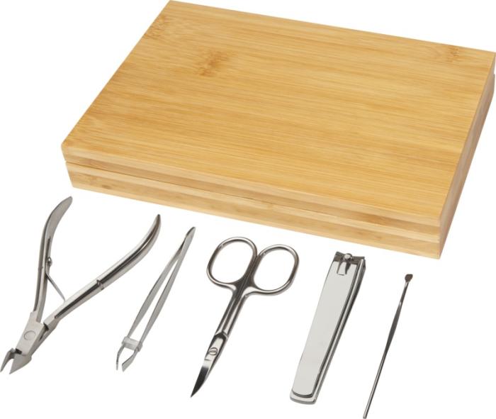 Ladia 5-osaline bambusest maniküüri komplekt