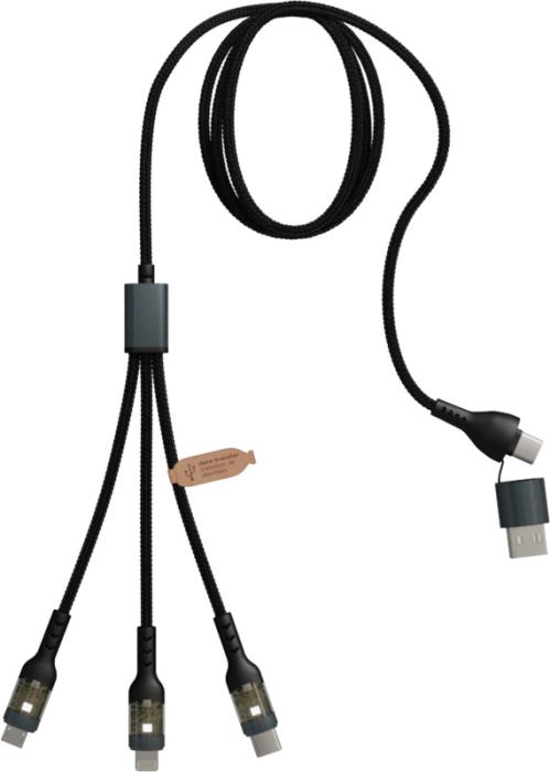 SCX.design O32 kokkupandav telefonialus 3-in-1 laadimiskaabliga