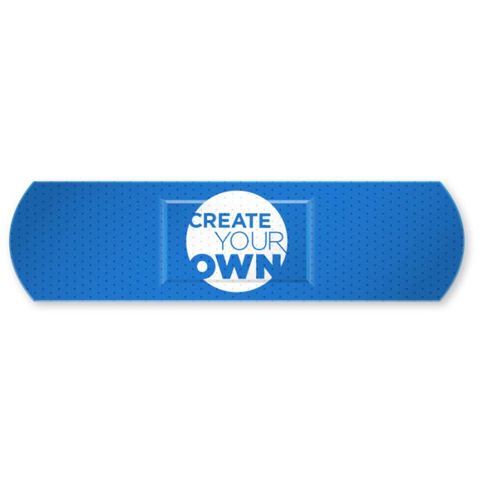 3-osalised kohandatavad plaastrid täisvärvides trükitud jõupaberist ümbrikuga