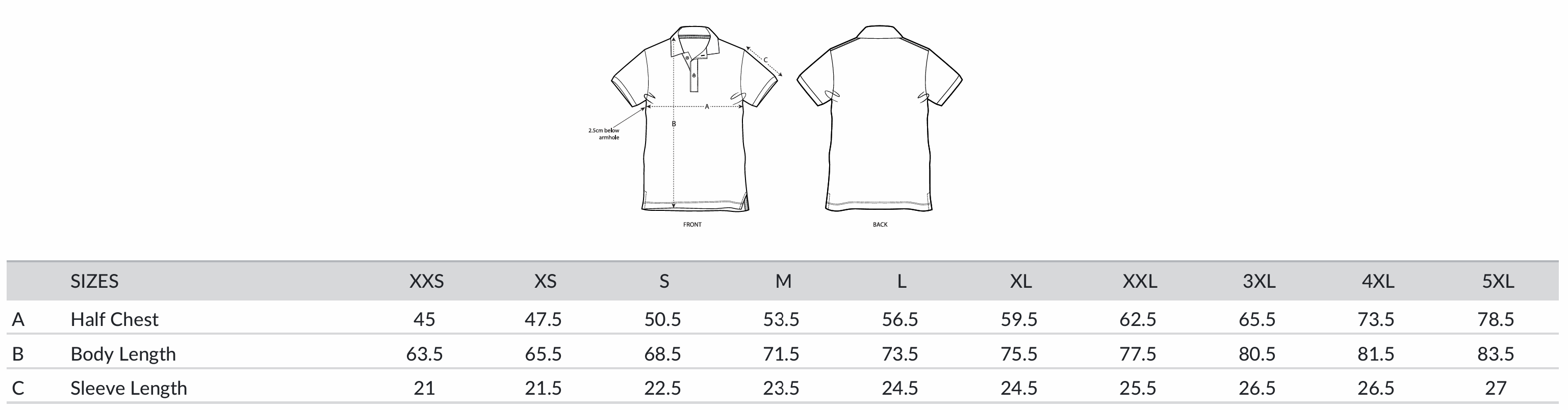 Unisex polosärk Prepster