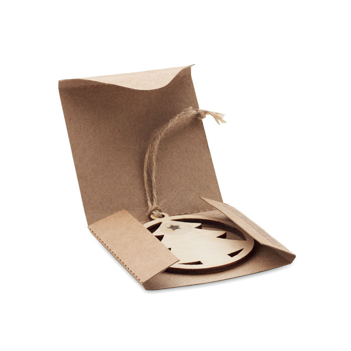 Puidust jõulukaunistus seemenetega CX1555