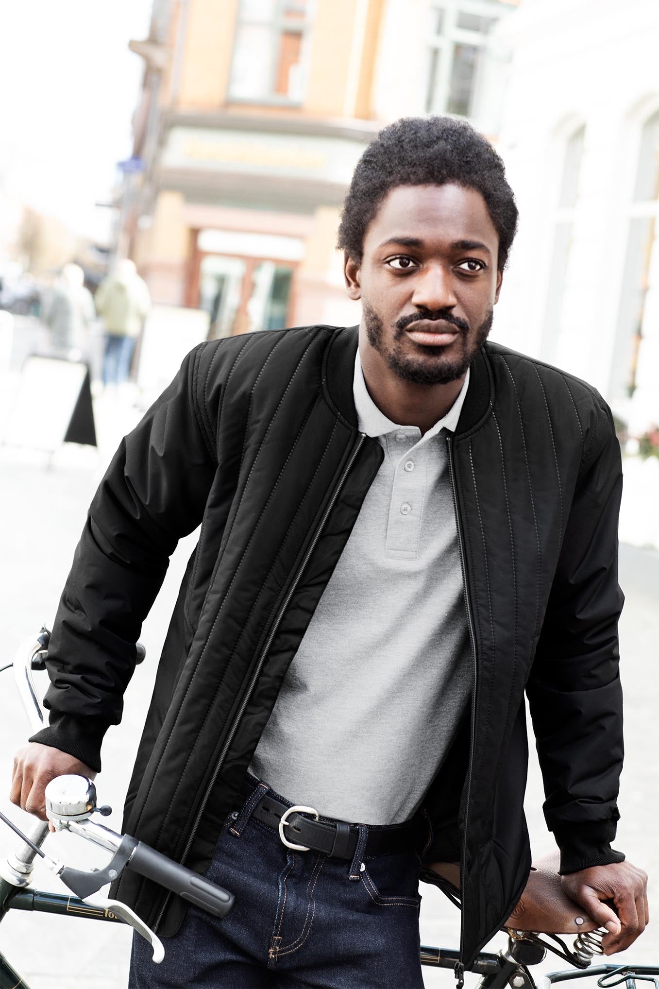 Meeste pikkade varrukatega polosärk