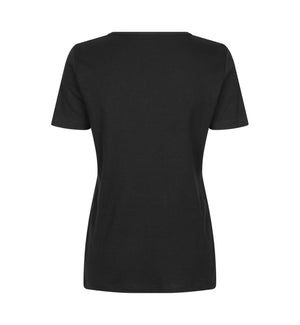 Interlock naiste T-särk V-kaelusega