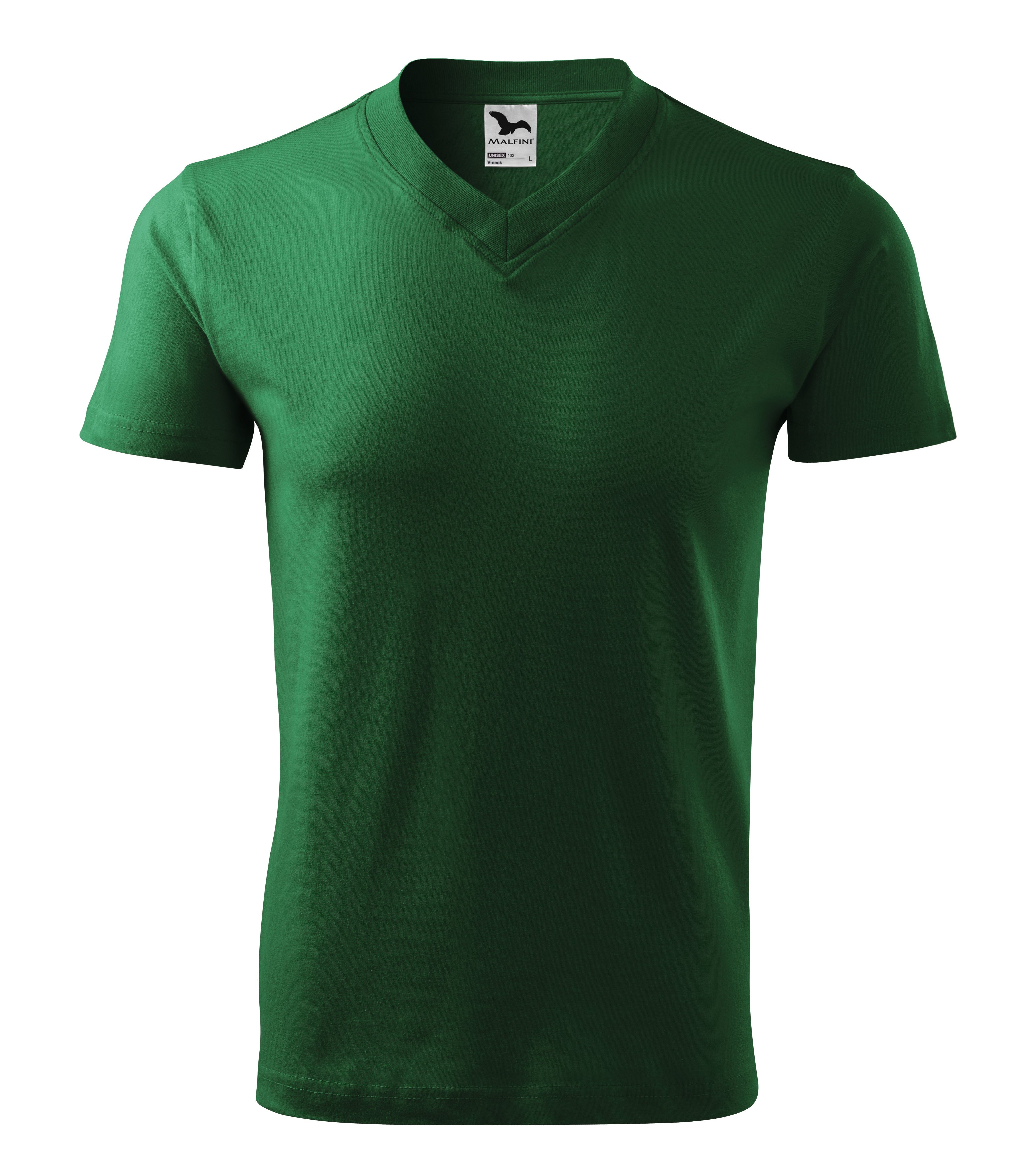 Unisex T-särk V-kaelusega