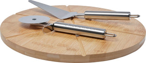 Mangiary bambusest pitsa komplekt