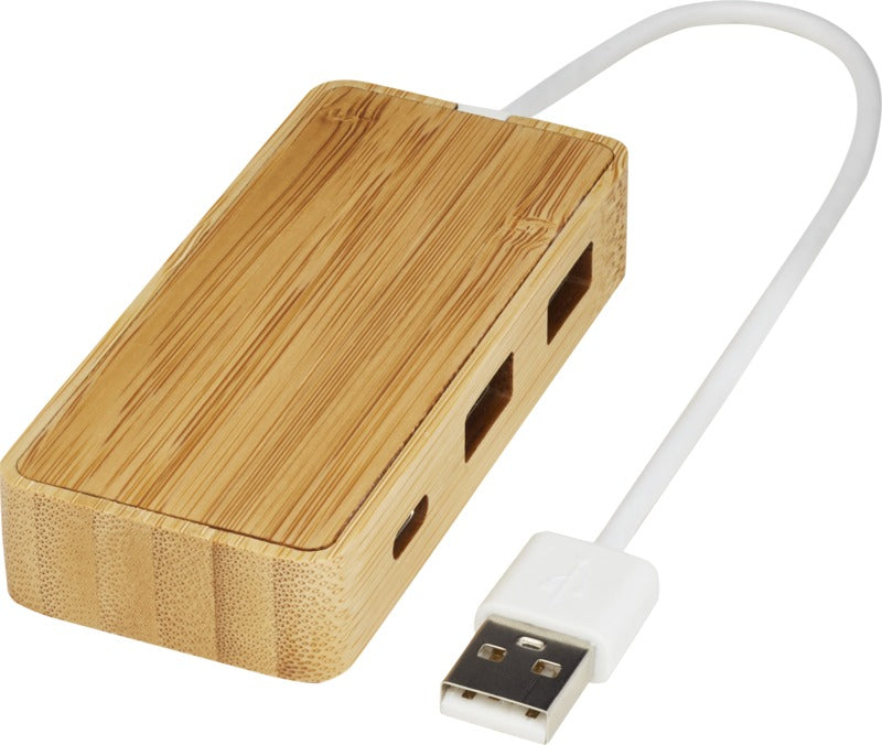 Tapas bambusest USB-jaotur - looduslik 12430606