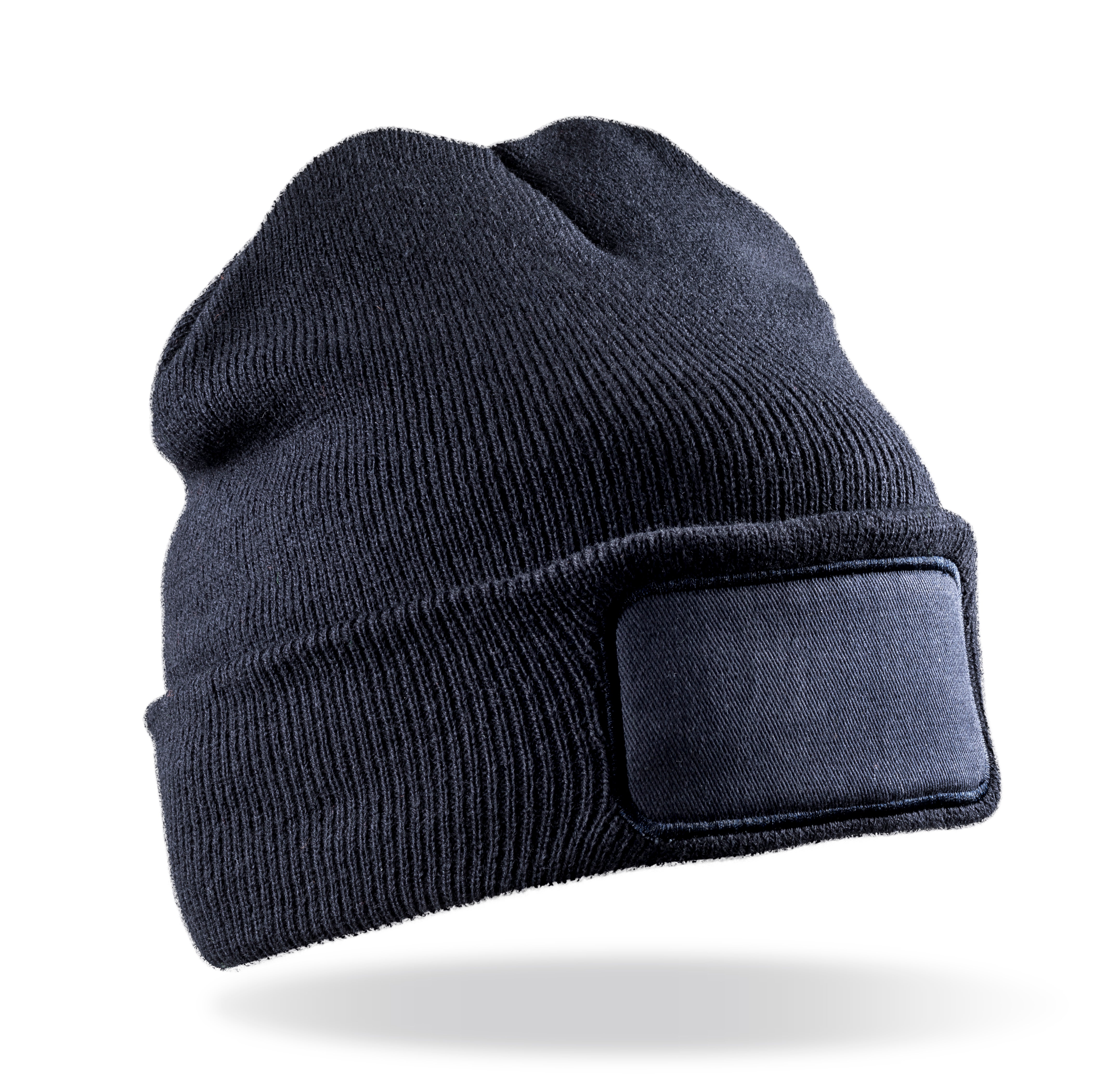 Taaskasutatud materjalist topeltkootud müts trükitava alaga Recycled Double Knit Printers Beanie