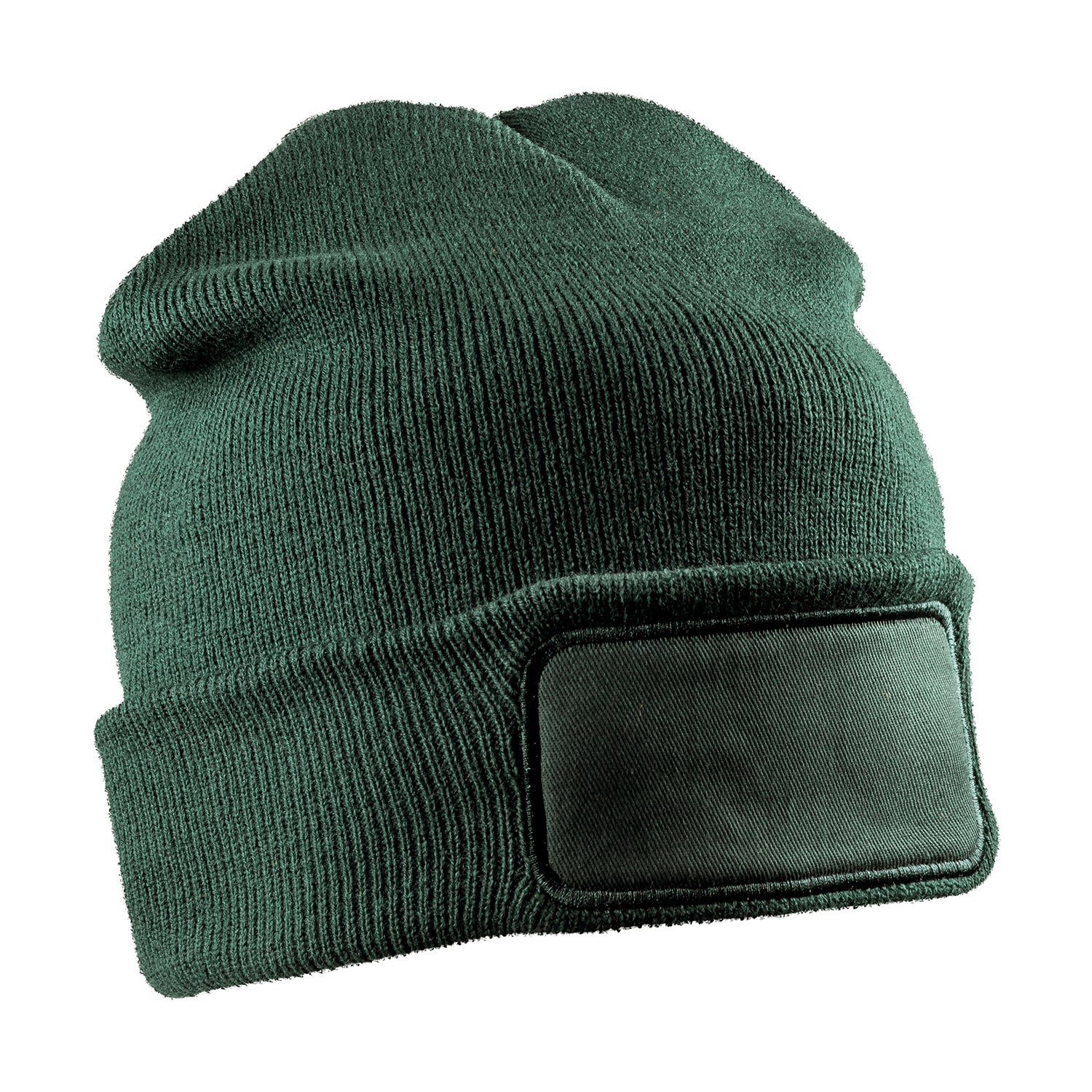 Taaskasutatud materjalist topeltkootud müts trükitava alaga Recycled Double Knit Printers Beanie