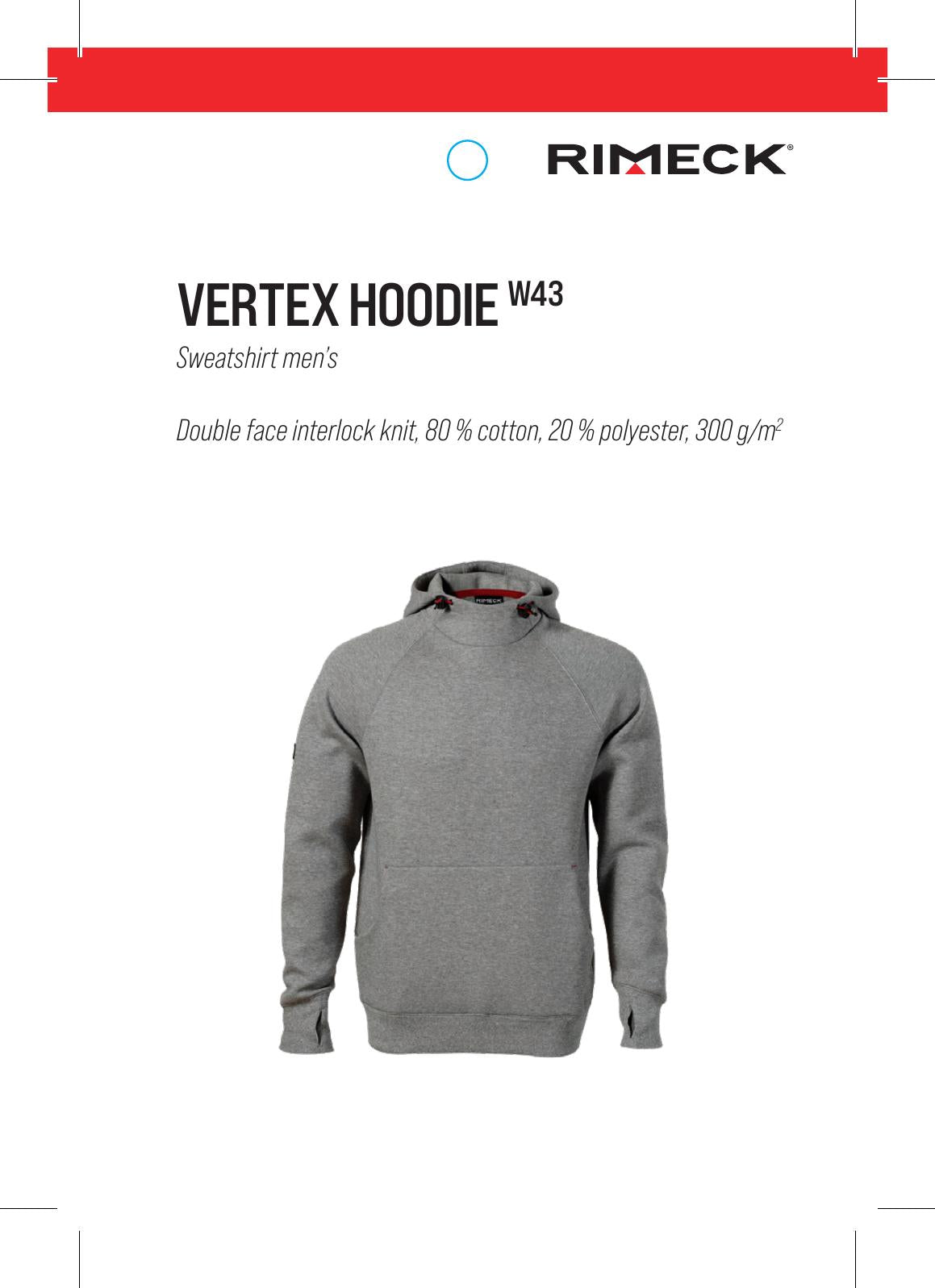 Meeste pusa kapuutsi ja lukkudega kängurutaskuga Vertex HoodieW43