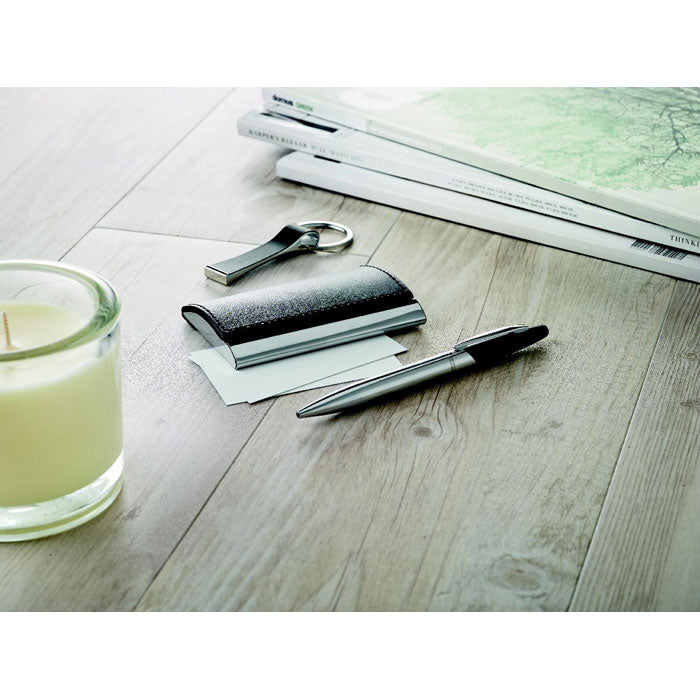 Komplekt kaarditasku, võtmehoidja ja pastapliiatsiga kinkekarbis MO8406-03 KADEAU