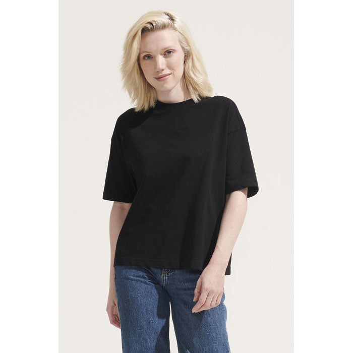 Naiste oversized T-särk orgaanilisest puuvillast S03807-LN BOXY WOMEN