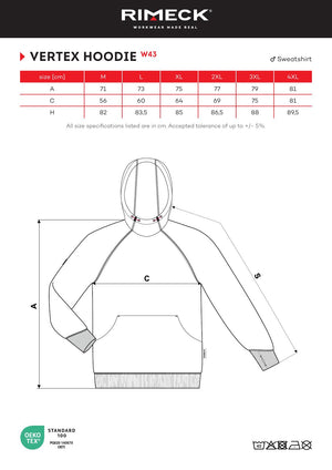 Meeste pusa kapuutsi ja lukkudega kängurutaskuga Vertex HoodieW43