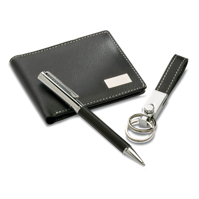 Kinkekomplekt - rahakott, pastakas, võtmehoidja