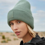 Müts trükitava alaga Deep Cuffed Tonal Patch Beanie