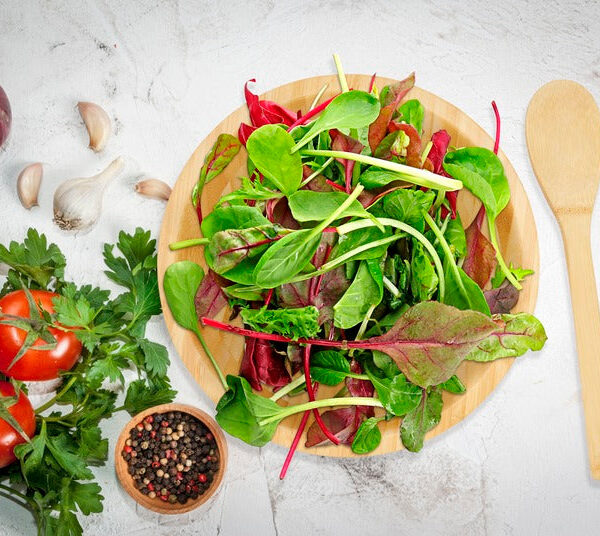 Argullsi bambusest salatikauss ja salatilusikate komplekt