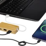 Tapas bambusest USB-jaotur - looduslik 12430606