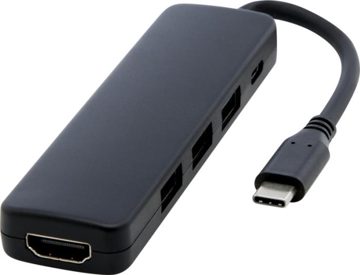 Loop RCS taaskasutatud plastist multimeediaadapter USB 2.0-3.0 HDMI-pordiga 12436890
