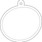 RFX™ H-09 ovaalne peegeldav PVC helkur