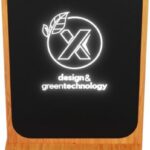 SCX.design W16 10W light-up juhtmevaba puidust alus