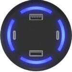 SCX.design H11 light-up logoga laadija