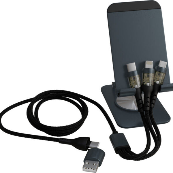 SCX.design O32 kokkupandav telefonialus 3-in-1 laadimiskaabliga