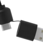 SCX.design C38 5-in-1 rPET light-up logoga laadimiskaabel ruudukujulise puitkorpusega