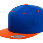 Kahevärviline nokamüts Snapback 6089MT
