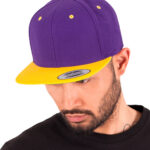 Kahevärviline nokamüts Snapback 6089MT