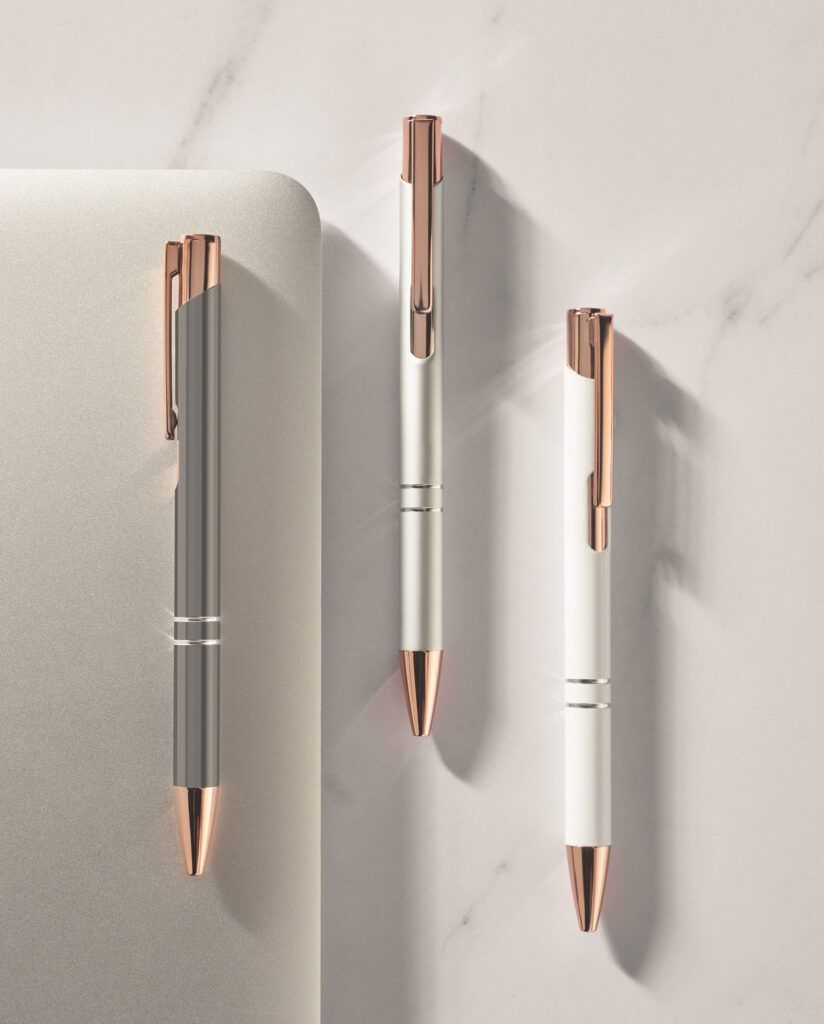 Aluminium ballpoint pen Bern Rose - MO2371